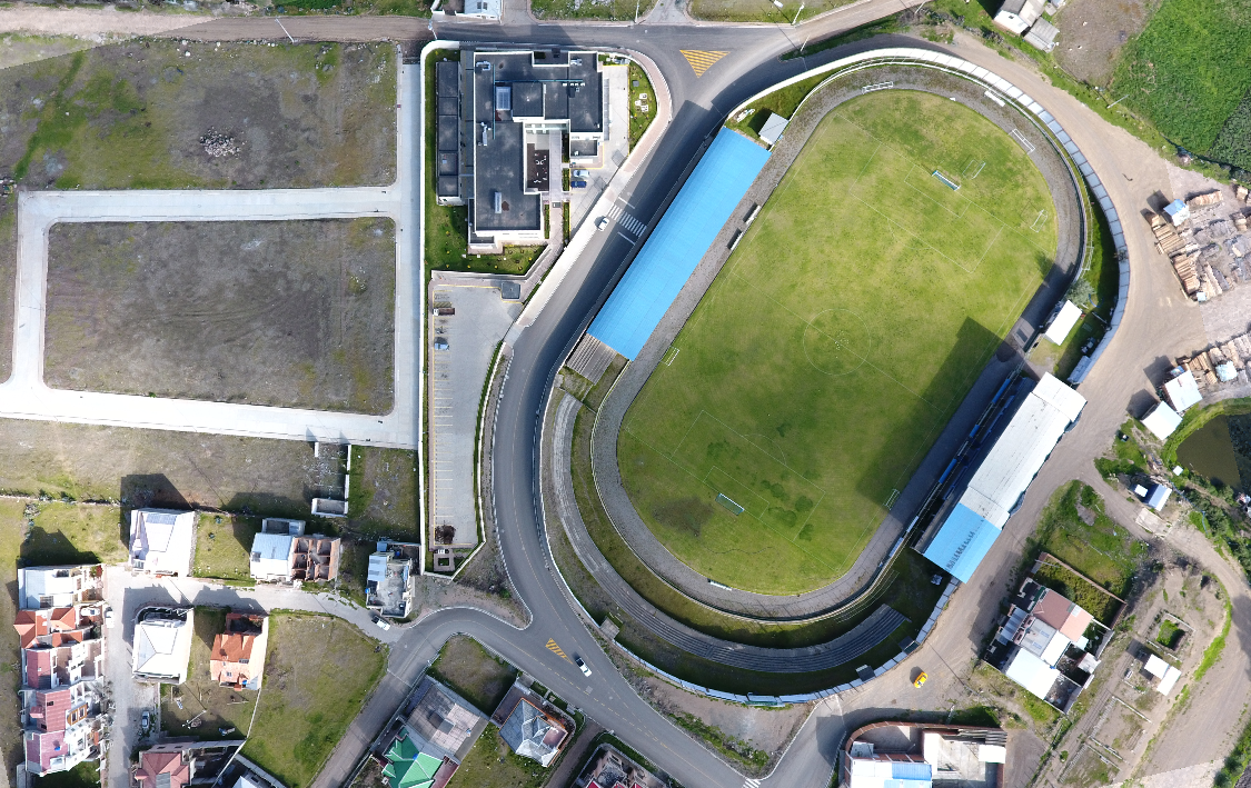 Captura aérea de un proyecto topográfico de TERRAGEO
